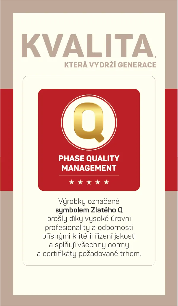 Kvalita, která vydrží po generace.