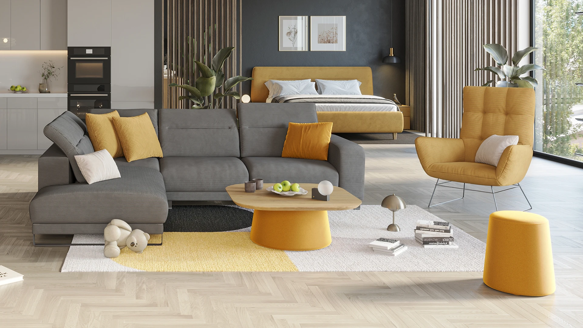 Sedačka Lamia - sedačka, která se přizpůsobí - Pohodlí Phase