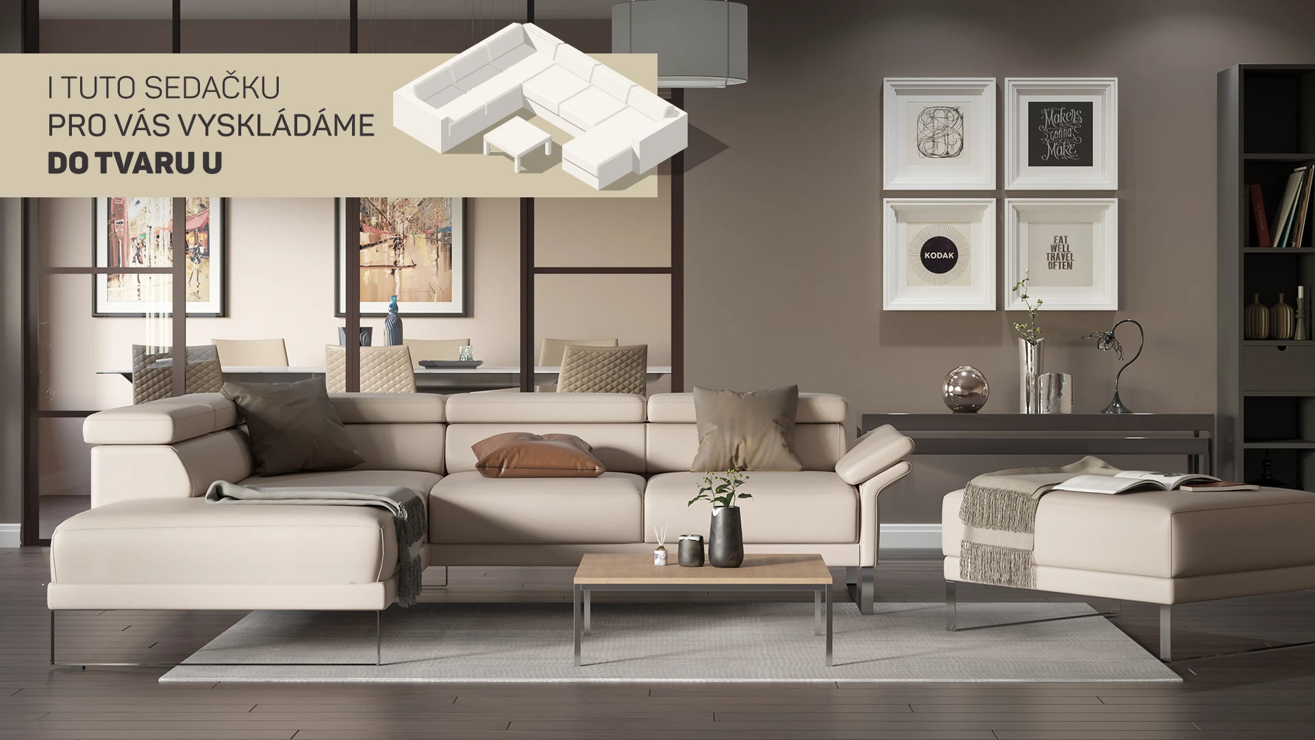 Sedačka Agrigento - pro městské bydlení - Pohodlí Phase