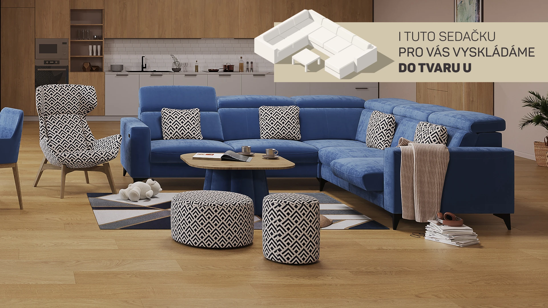 Sedačka Dolce Portofino - neomezené možnosti - Pohodlí Phase